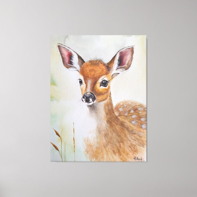 Toile Little Deer Canvas (Recto)