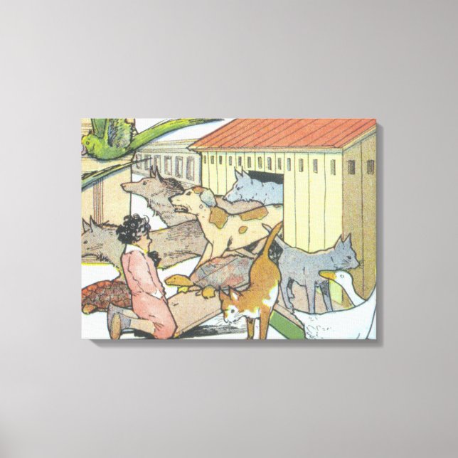 Toile Little Nemo et quelques amis animaux (Recto)