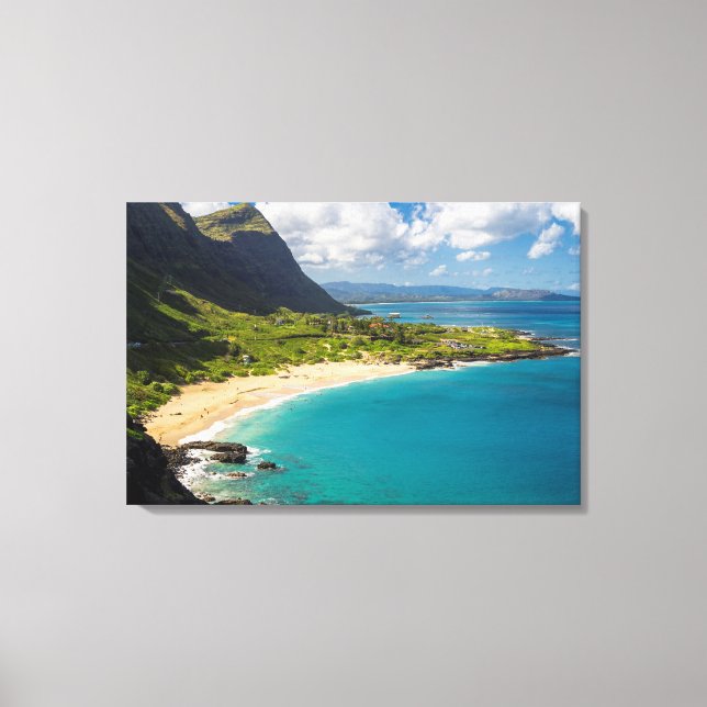 Toile Littoral de la plage de Makapuu (Recto)