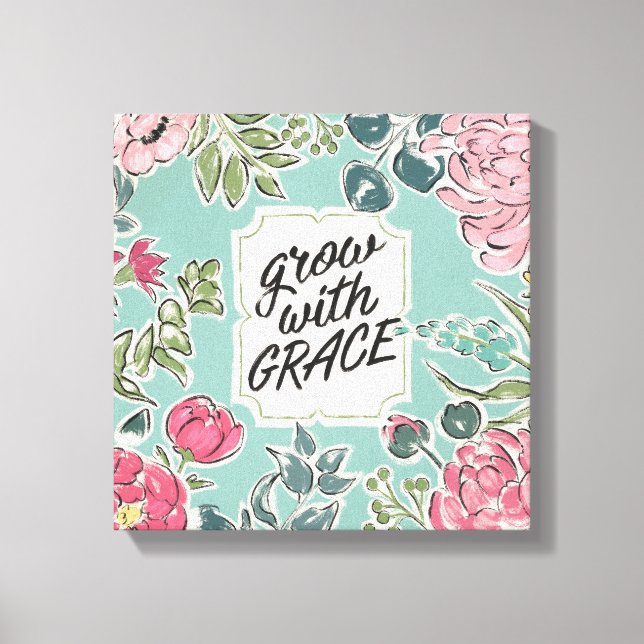 Toile Live in Bloom | Grow with Grace (Recto)