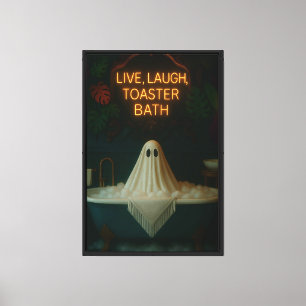 Toile Live, Rire, Bain Grille - Ghost in the Tub