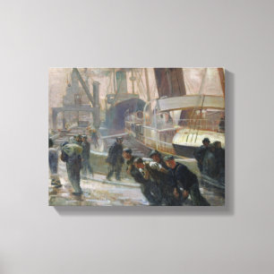 Toile Liverpool Dockers à Dawn, 1903