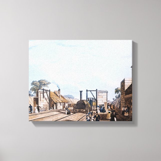 Toile Liverpool et Manchester Railway : (Recto)