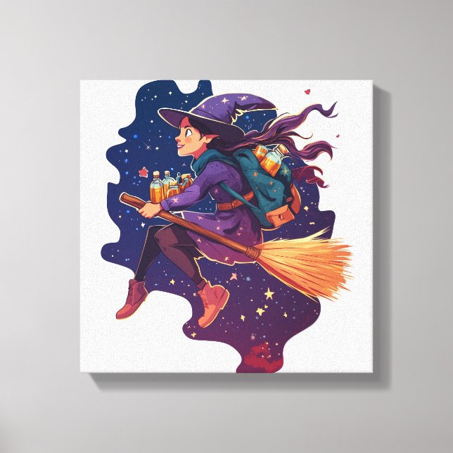 Toile Livraison de potion de sorcière (Recto)