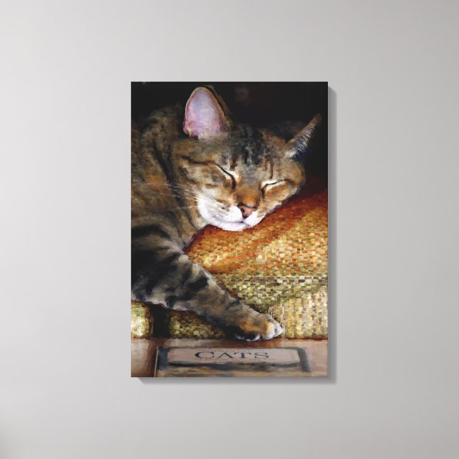 Toile Livre de Kitty endormie (Recto)