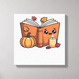 Toile Livre de Thanksgiving kawaii T-Shirt Classique