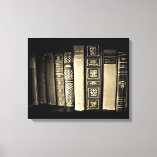 Toile Livres vintages