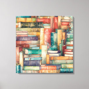 Toile Livres Whimsical Canvas Art