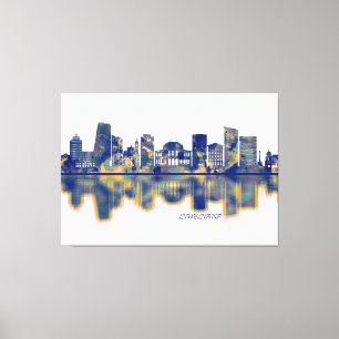 Toile Ljubljana Skyline