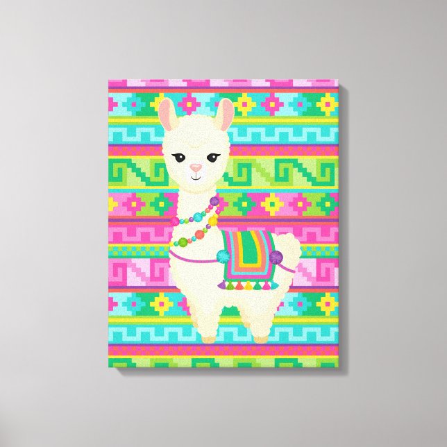 Toile llama (Recto)