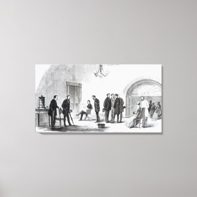Toile Lobby de la Maison Blanche à Washington (Recto)