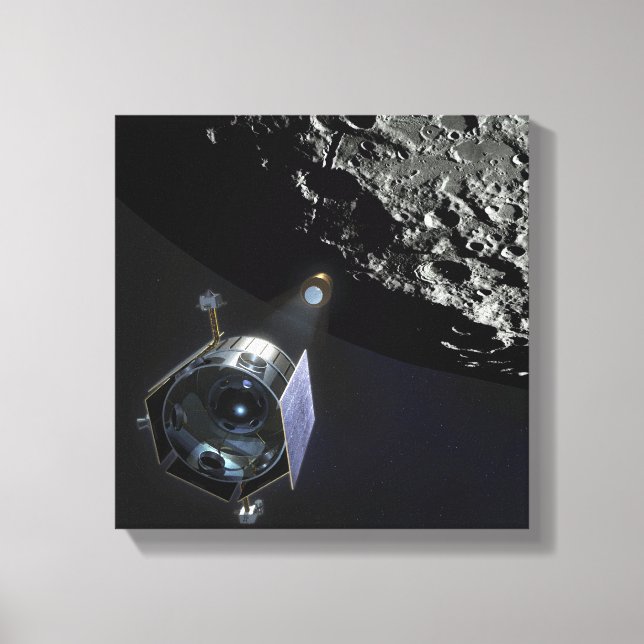 Toile L'observation Lunar CRater (Recto)
