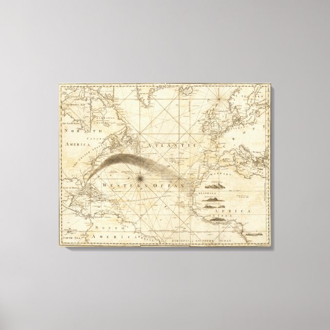 Toile L'océan Atlantique (Recto)