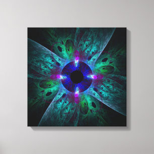 Toile L'oeil Abstrait Art Quad Canvas Imprimer