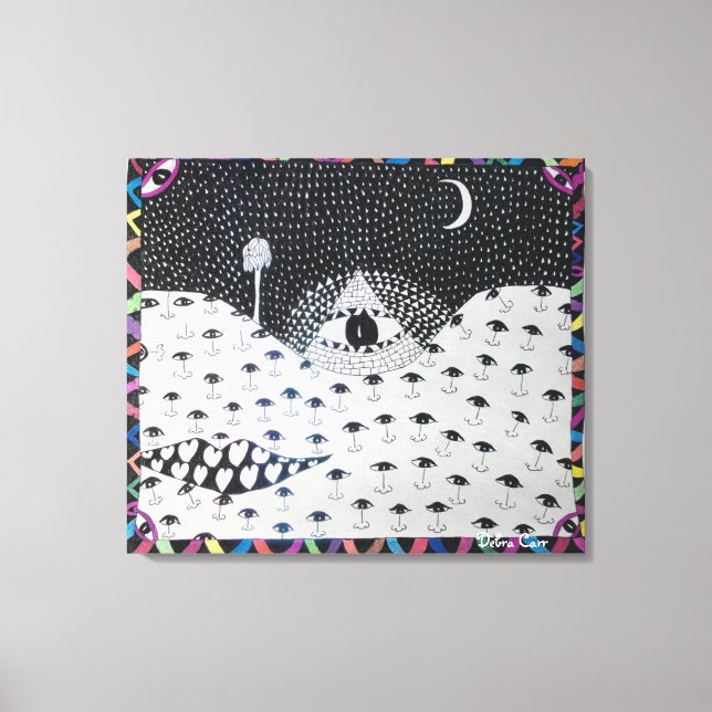 Toile L'oeil de tous les yeux (Recto)