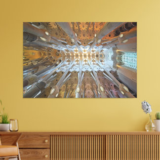 Toile L'œuvre de Gaudi - Sagrada Familia, Barcelone