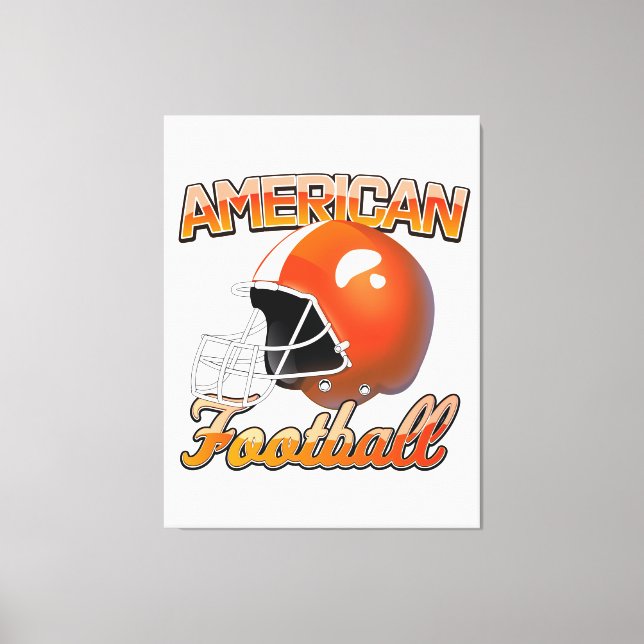 Toile logo American Football (Recto)