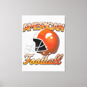 Toile logo American Football
