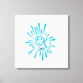 Toile Logo avec marque x - PERSONNALISÉ
