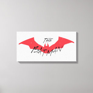Toile Logo Batman manuscrit de chaume