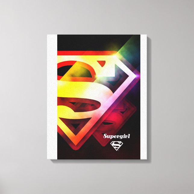 Toile Logo couleur supergirl (Recto)