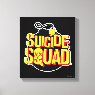 Toile Logo de bombe du peloton   de suicide