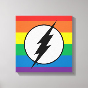 Toile Logo de Flash Rainbow