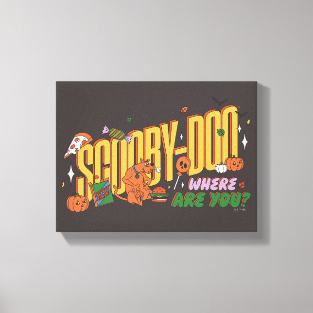 Toile Logo de friandise d'Halloween de Scooby-Doo (Recto)