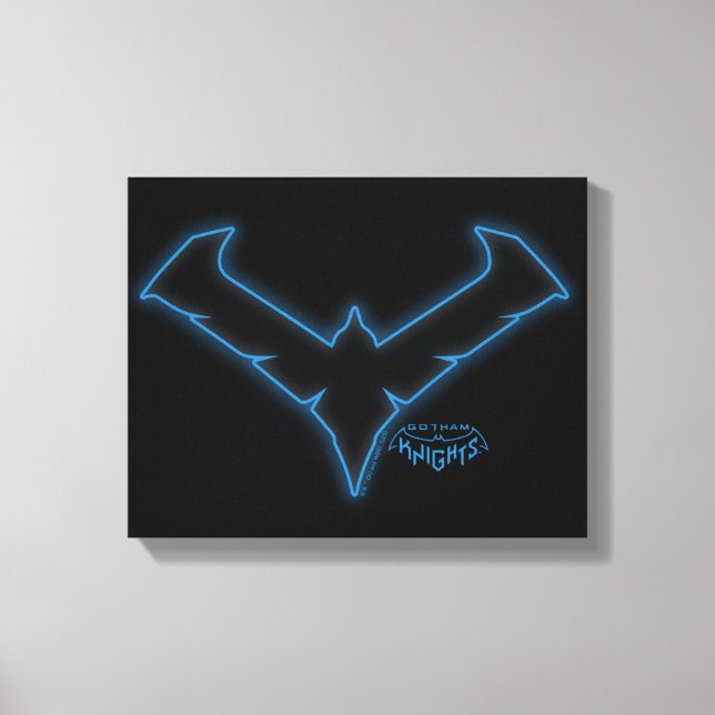 Toile Logo de nuit Gotham Knights (Recto)