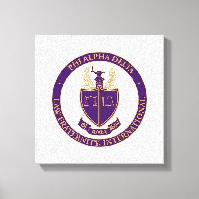 Toile Logo de Phi Alpha Delta (Recto)