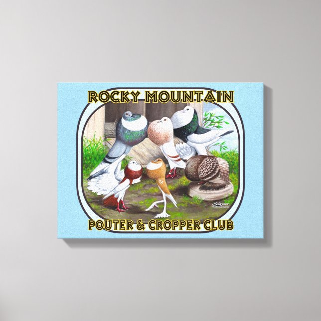 Toile Logo de Rocky Mountain Club (Recto)