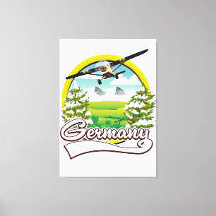 Toile logo de voyage en Allemagne