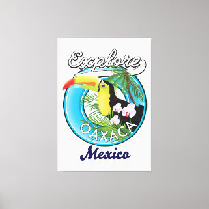 Toile Logo de voyage Oaxaca Mexique
