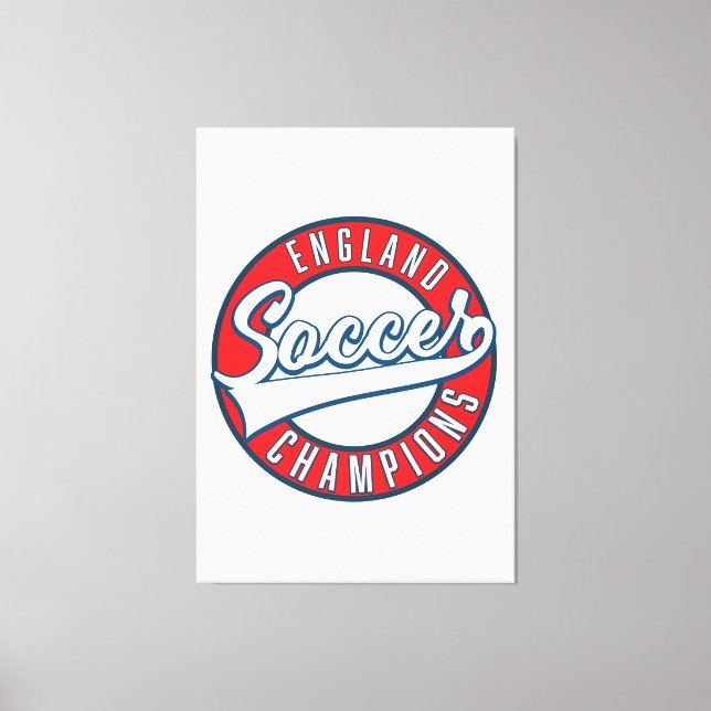Toile logo des champions de football d'Angleterre (Recto)