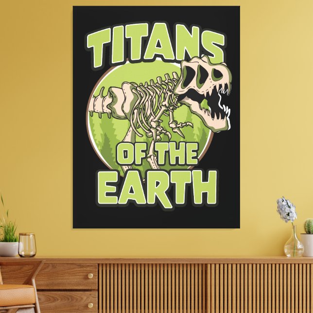 Toile logo des Titans de la Terre (Insitu(Salon))