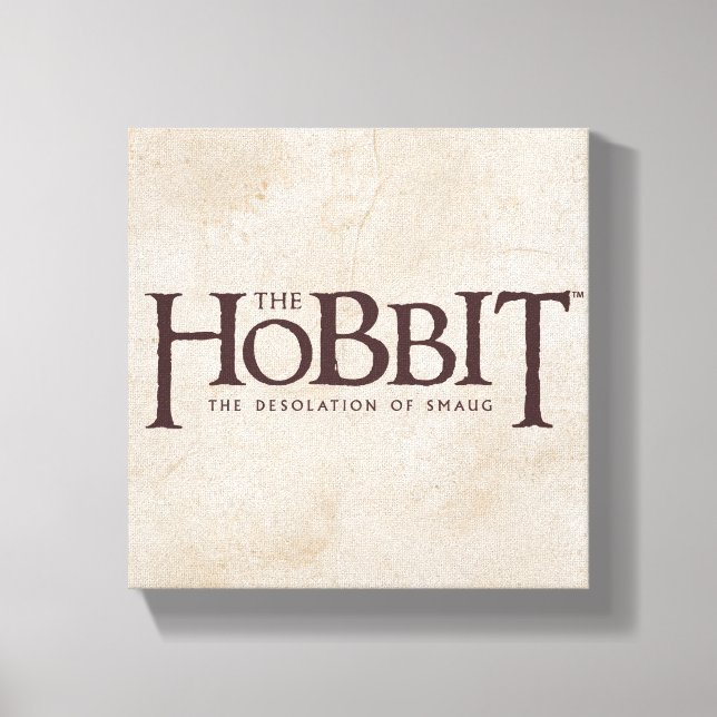 Toile Logo Hobbit - foncé (Recto)
