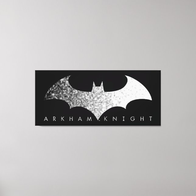 Toile Logo Pixel Batman Arkham Knight (Recto)