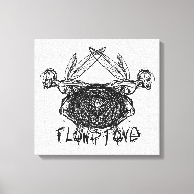 Toile Logo Pixies Graphiques Flowstone (Recto)