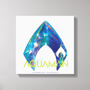 Toile Logo réfracté par d'Aquaman Aquaman