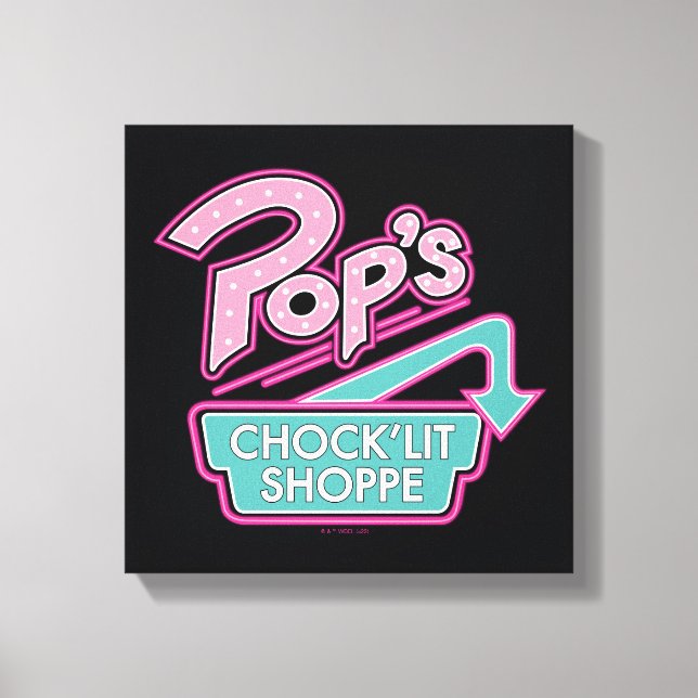 Toile Logo rose du magasin Chock'Lit de Pop (Recto)