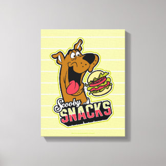 Toile Logo Scooby-Doo "Scooby Snacks"