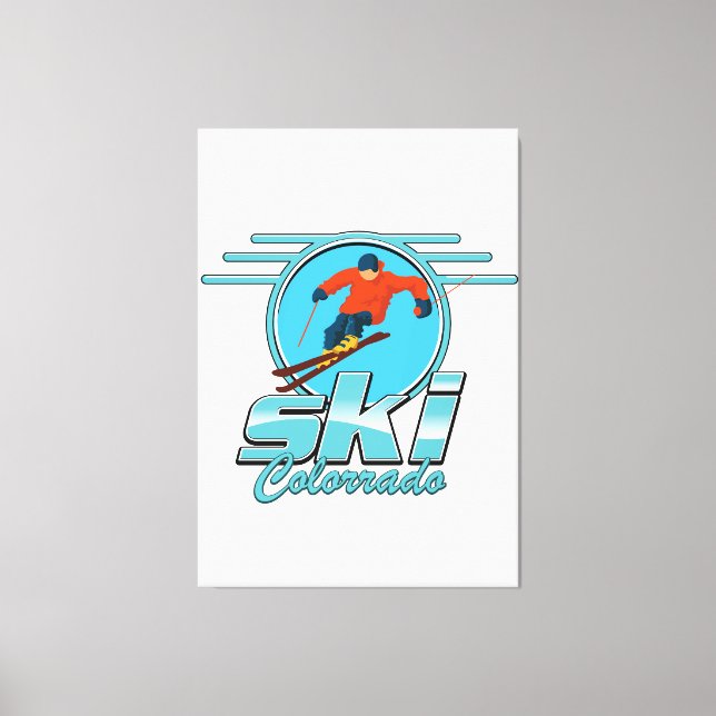 Toile logo ski Colorado  (Recto)