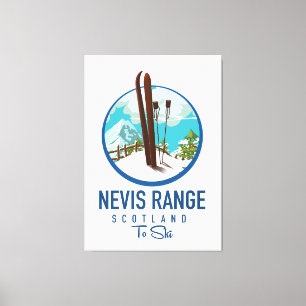 Toile logo ski Nevis Range Écosse