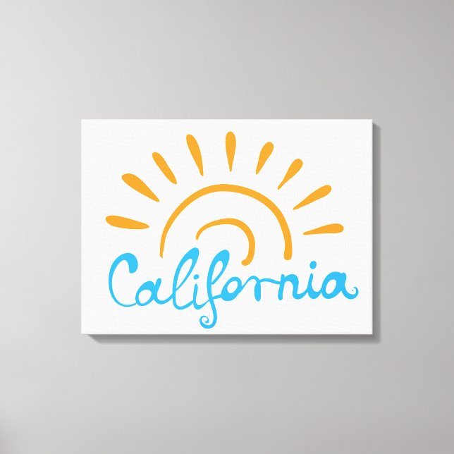 Toile Logo Sunny California (Recto)
