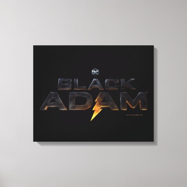 Toile Logo théâtral Black Adam (Recto)