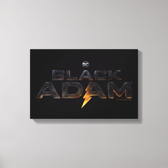 Toile Logo théâtral Black Adam (Recto)