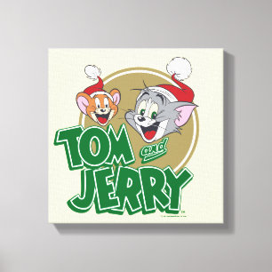 Toile Logo Tom et Jerry Holiday