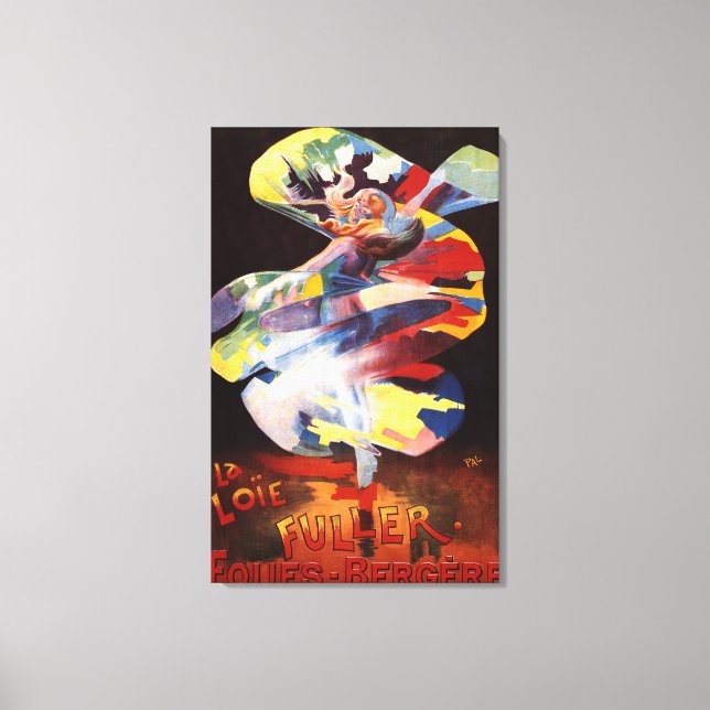 Toile Loie Fuller au Folies-Bergere Theatre (Recto)