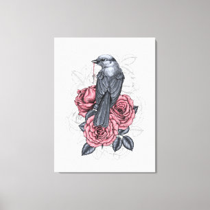 Toile L'oiseau à la clé d'argent