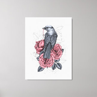 Toile L'oiseau à la clé d'argent